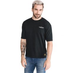 Scotch & Soda Koszulka Czarny. Czarne podkoszulki męskie l, z nadrukiem, z bawełny. Za 266,95 zł.