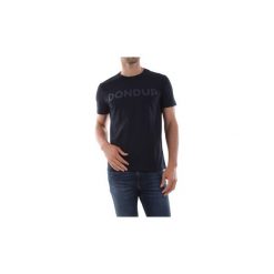 T-shirty z krótkim rękawem Dondup US198 JF0234U. Niebieskie t-shirty męskie Dondup, s, bez wzorów, bez kołnierzyka, krótkie. Za 245,92 zł.