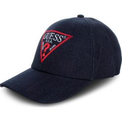 Czapka z daszkiem GUESS - AW7754 COT01 DEN. Niebieskie czapki z daszkiem damskie Guess, z bawełny. Za 169,00 zł.