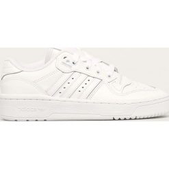 Adidas Originals - Buty skórzane Rivalry Low W. Białe sneakersy damskie adidas Originals, ze skóry. Za 379,90 zł.