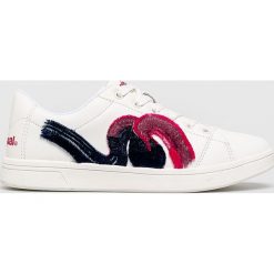 Desigual Sport - Buty. Białe buty sportowe damskie Desigual Sport, bez wzorów, z gumy, sportowe. W wyprzedaży za 159,90 zł.