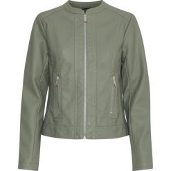 B.young kurtka damska Acom 34 zielony. Zielone kurtki damskie b.young, na wiosnę, bez wzorów, ze skóry, eleganckie. Za 229,00 zł.