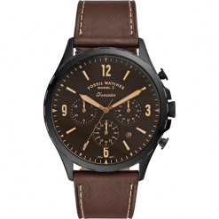 Zegarek FOSSIL - Forrester FS5608 Brown/Black. Pomarańczowe zegarki męskie Fossil, ze stali. Za 699,00 zł.