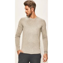 Tailored & Originals - Sweter. Szare swetry męskie Tailored & Originals, s, bez wzorów, z wiskozy, z okrągłym kołnierzem, bez kaptura. W wyprzedaży za 159,90 zł.