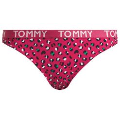Figi klasyczne TOMMY HILFIGER Nylon Lace Print Briefs UW0UW02211. Różowe figi damskie TOMMY HILFIGER, m, bez wzorów, z elastanu. Za 119,00 zł.