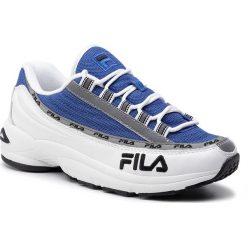 Sneakersy FILA - Dstr97 1010570.02B White/Electric Blue. Niebieskie sneakersy męskie Fila, bez zapięcia. W wyprzedaży za 299,00 zł.