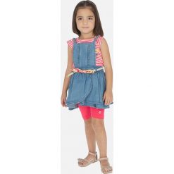 Mayoral - Spódnica dziecięca 92-134 cm. Niebieskie spódniczki dziewczęce Mayoral, w paski, z bawełny, mini, rozkloszowane. Za 147,90 zł.