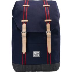 Herschel RETREAT MIDVOLUME Plecak peacoat/dark denim. Niebieskie plecaki damskie Herschel, z denimu. Za 509,00 zł.