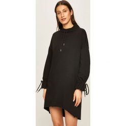 Answear - Bluza. Czarne bluzy damskie ANSWEAR, s, bez wzorów, z bawełny, bez rękawów, bez kaptura. W wyprzedaży za 89,90 zł.