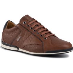 Sneakersy BOSS - Saturn 50417392 10208769 01 Medium Brown 212. Pomarańczowe sneakersy męskie Boss, bez zapięcia. Za 749,00 zł.