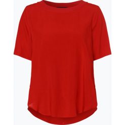 Marc O'Polo - Bluzka damska, czerwony. Czerwone bluzki damskie Marc O'Polo, bez wzorów, z wiskozy, polo, bez rękawów. Za 259,95 zł.