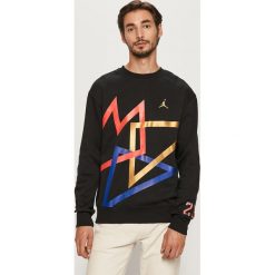Jordan - Bluza. Czarne bluzy męskie Jordan, s, z aplikacjami, z elastanu, z okrągłym kołnierzem, bez rękawów, bez kaptura. Za 279,90 zł.