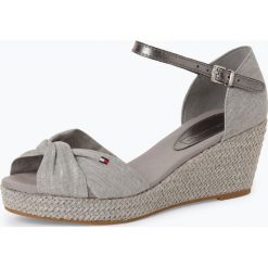 Tommy Hilfiger - Sandały damskie z dodatkiem skóry, szary. Sandały damskie TOMMY HILFIGER. Za 399,95 zł.