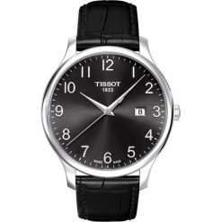 RABAT ZEGAREK TISSOT T - CLASSIC T063.610.16.052.00. Czarne zegarki męskie marki TISSOT, ze stali. W wyprzedaży za 1012,00 zł.