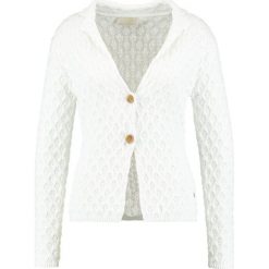 Cream XENIA CARDIGAN Kardigan chalk. Białe marynarki i żakiety damskie marki Cream, xl, z bawełny. Za 329,00 zł.