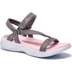 Sandały KAPPA - Soletus 242641 Grey/Rose 1621. Szare klapki damskie Kappa, bez wzorów, z tworzywa sztucznego, bez obcasa. W wyprzedaży za 99,00 zł.