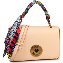 Torebka LOVE MOSCHINO - JC4044PP1ALG0107 Naturale. Brązowe torebki klasyczne damskie Love Moschino, bez wzorów, ze skóry ekologicznej, klasyczne, bez dodatków. Za 829,00 zł.