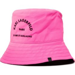 Kapelusz KARL LAGERFELD - 201W3420 Neon Pink 513. Różowe kapelusze damskie KARL LAGERFELD, bez wzorów, z bawełny. Za 279,00 zł.