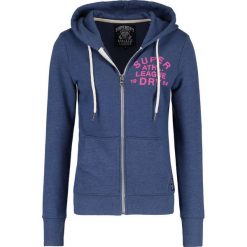 Bluzy damskie: Superdry ATHLETIC LEAGUE Bluza rozpinana 90s mid blue marl