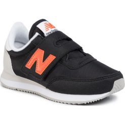 Sneakersy NEW BALANCE - YV720NGO Czarny. Czarne trampki chłopięce New Balance, bez wzorów, ze skóry ekologicznej, na rzepy. Za 199,00 zł.