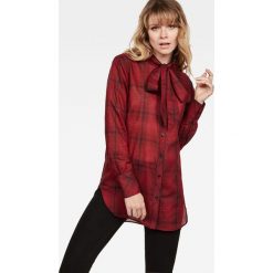 G-Star Raw - Koszula. Brązowe bluzki damskie G-Star RAW, na co dzień, s, bez wzorów, z bawełny, retro, ze stójką, z długim rękawem. W wyprzedaży za 219,90 zł.