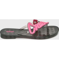 Melissa - Japonki Sun Crush. Czarne klapki damskie marki Melissa, z gumy. Za 199,90 zł.