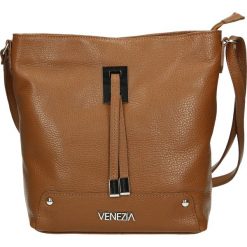 Torba - 98-007-O D CU. Szare torebki klasyczne damskie Venezia, ze skóry. Za 229,00 zł.
