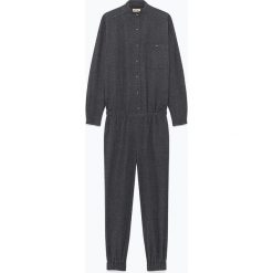 Kombinezon "Dakota" w kolorze ciemnoszarym. Szare kombinezony damskie American Vintage, m, bez wzorów, ze stójką, bez rękawów. W wyprzedaży za 285,95 zł.