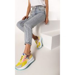 Żółte Sneakersy Theonoe. Żółte sneakersy damskie Born2be. Za 99,99 zł.