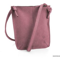 Spacerowa TOREBKA Welur | Handmade| MENDICA ODEA. Fioletowe torebki klasyczne damskie Pakamera, bez wzorów, z weluru, bez dodatków. Za 164,00 zł.