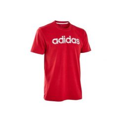 Koszulka krótki rękaw regular Gym & Pilates Decadio męska. Czerwone koszulki męskie Adidas, m, bez wzorów, z bawełny, bez kołnierzyka, z krótkim rękawem, krótkie. Za 59,99 zł.