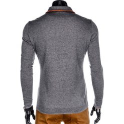 MARYNARKA MĘSKA CASUAL M90 - GRAFITOWA. Szare marynarki męskie slim fit Ombre Clothing, z poliesteru. Za 89,00 zł.