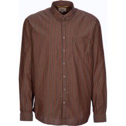 Koszula "Jack" - Regular fit - w kolorze szaro-pomarańczowym. Szare koszule męskie Camel Active, m, w paski, z bawełny, button down, bez rękawów. W wyprzedaży za 87,95 zł.