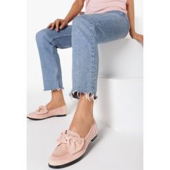 Różowe Mokasyny Bowknot. Różowe mokasyny damskie Born2be. W wyprzedaży za 49,99 zł.