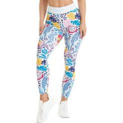 GymHero Leggins FRUIT leginsy damskie wielokolorowe S. Legginsy sportowe damskie Gym Hero, s, bez wzorów, z elastanu, do biegania. Za 129,99 zł.