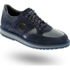 SNEAKERSY BALDININI. Niebieskie sneakersy męskie Baldinini, bez zapięcia. Za 1073,40 zł.