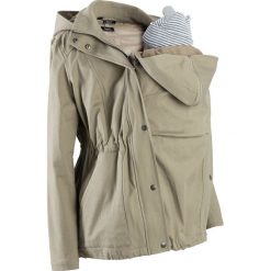 Kurtka ciążowa z wyjmowaną kamizelką i wstawką niemowlęcą bonprix new khaki. Zielone kamizelki damskie bonprix. Za 249,99 zł.