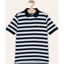 Polo Ralph Lauren - Polo dziecięce 134-176 cm. Białe t-shirty chłopięce Polo Ralph Lauren, bez wzorów, z bawełny, z krótkim rękawem. Za 319,90 zł.