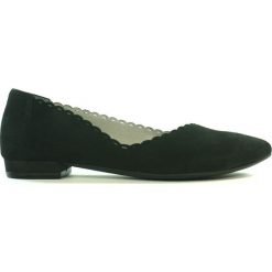 BALERINY DAMSKIE EXQ 1100 CZA. Baleriny damskie EXQUISITE, bez wzorów, ze skóry, bez obcasa. Za 199,00 zł.