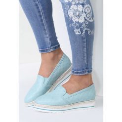 Trampki damskie slip on: Niebieskie Slip On Essential Flavour