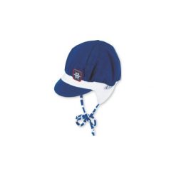 Sterntaler Boys Czapka z daszkiem Erwin, kolor niebieski - Gr.Moda (6 - 24 miesięcy ). Niebieskie czapeczki niemowlęce marki Sterntaler, z elastanu. Za 55,00 zł.