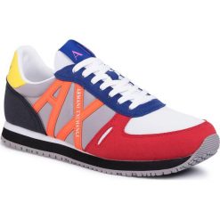 Sneakersy ARMANI EXCHANGE - XUX017 XV028 K492 Multicolor. Białe sneakersy męskie Armani Exchange, bez zapięcia. Za 439,00 zł.