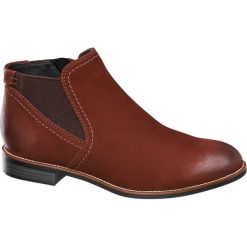Botki damskie: botki damskie 5th Avenue bordowe