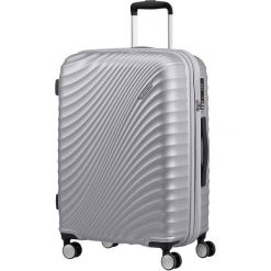 American Tourister Walizka podróżna Jet Glam 67 cm srebrna. Szare walizki American Tourister, bez wzorów, sportowe. W wyprzedaży za 475,00 zł.