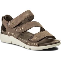 Rzymianki damskie: Sandały JANA – 8-28600-20 Taupe Suede 377