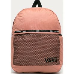 Vans - Plecak. Różowe plecaki damskie Vans, z nadrukiem, z poliesteru. Za 199,90 zł.
