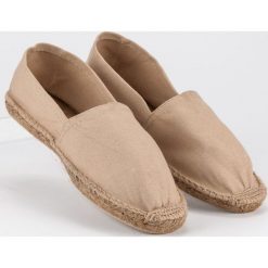 Tomsy damskie: Beżowe espadryle MERG odcienie brązu i beżu