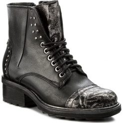 Botki KHRIO - 172K8300 Nero/Grey. Czarne botki damskie na obcasie marki Khrio, ze skóry. W wyprzedaży za 359,00 zł.