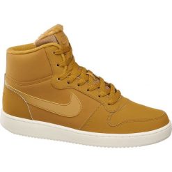 Sneakersy męskie Nike Ebernon Winter NIKE beżowe. Brązowe sneakersy męskie Nike, bez zapięcia. Za 279,90 zł.