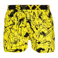 Bokserki męskie: Styx Bokserki Męskie M, Żółty